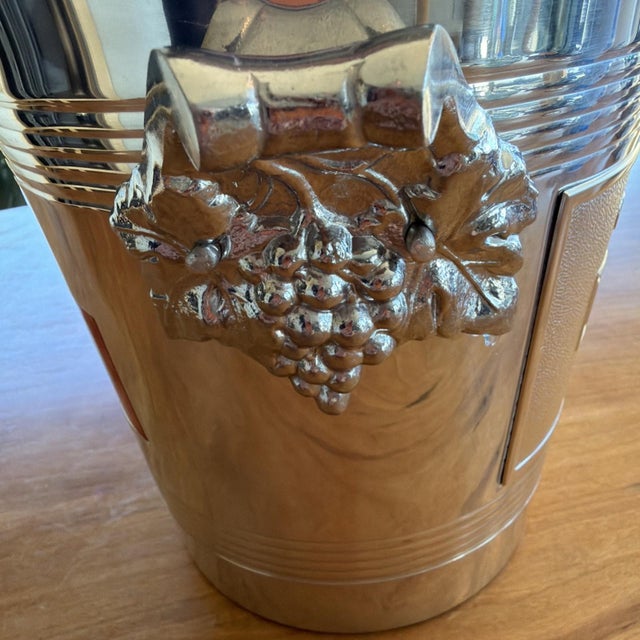 Silver 1970s Piper Heidsieck Champagne Bucket Marilyn Monroe NYC Hollywood 444 1st Ave Rare For Sale - Image 8 of 10