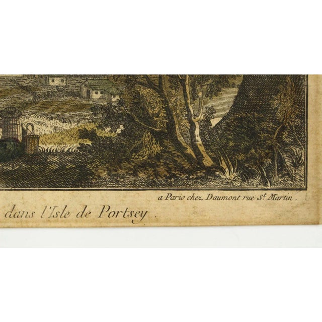 1760's Vue d'Optique Optical View of Portsmouth, Jean-Francois Daumont, Paris For Sale - Image 10 of 13