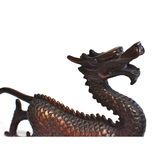 Copper Bronze Dragon Chairish