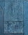 Contemporary Geometric, Abstract Oil and Cold Wax Painting Monochromatic Blue/Grey by Stephen Cimini For Sale - Image 4 of 7