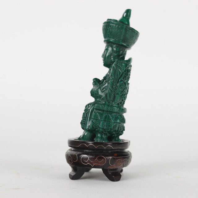 Malachite Sculpture, China, 1900s For Sale - Image 6 of 10
