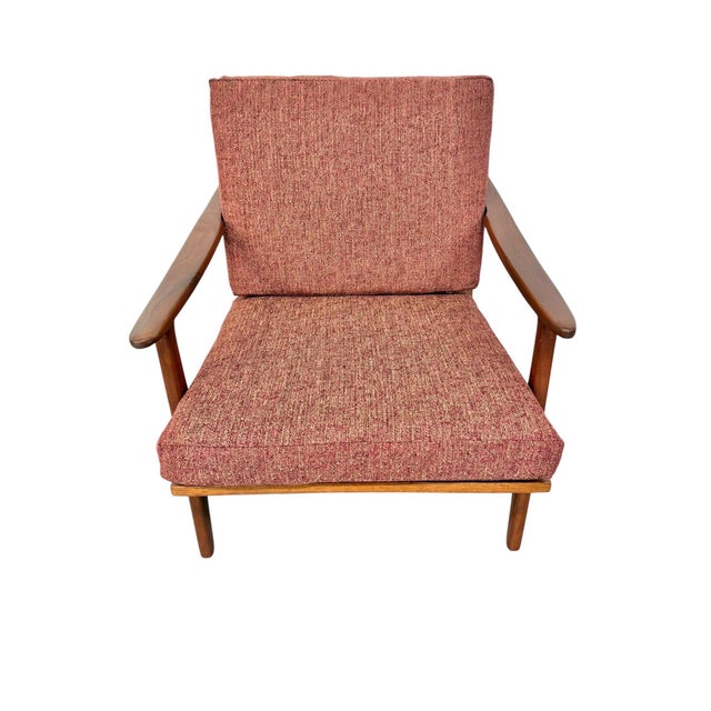 1960s Mid-Century Modern Walnut Arm Chairs - Set of 2 - Refinished! For Sale - Image 5 of 8