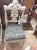 Vintage Carved and Lacquered Chairs, Set of 4 For Sale - Image 3 of 18