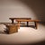 Vintage Rustic Bench with Stool and Coffee Table in Elm, 1980s, Set of 3 For Sale - Image 15 of 15