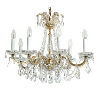 Palwa Maria Theresia 8-Bulb Chandelier from Palwa, 1960s For Sale
