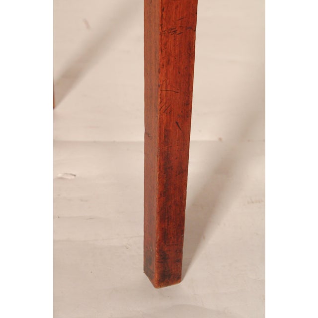 Brown George III Mahogany Writing / Occasional Table For Sale - Image 8 of 11