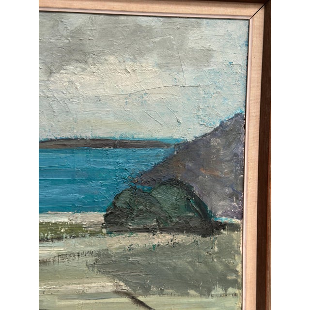 Einar Persson, Coastal Motif, 1950s, Oil on Panel, Framed For Sale - Image 7 of 18