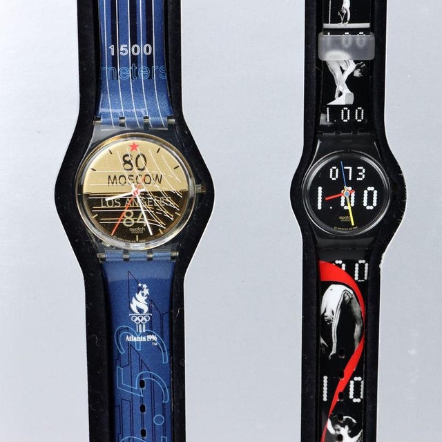 Centennial Olympic Games Collection Watches from Swatch, Switzerland, 1996, Set of 10 For Sale - Image 4 of 11