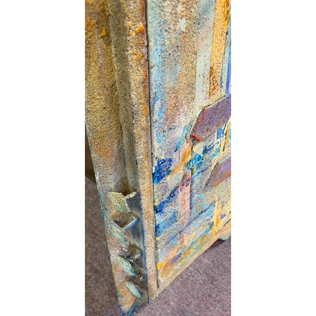 Original Listed Artist Helene Steene Mixed Media Painting - Artwork, Signed, Dated For Sale - Image 4 of 10