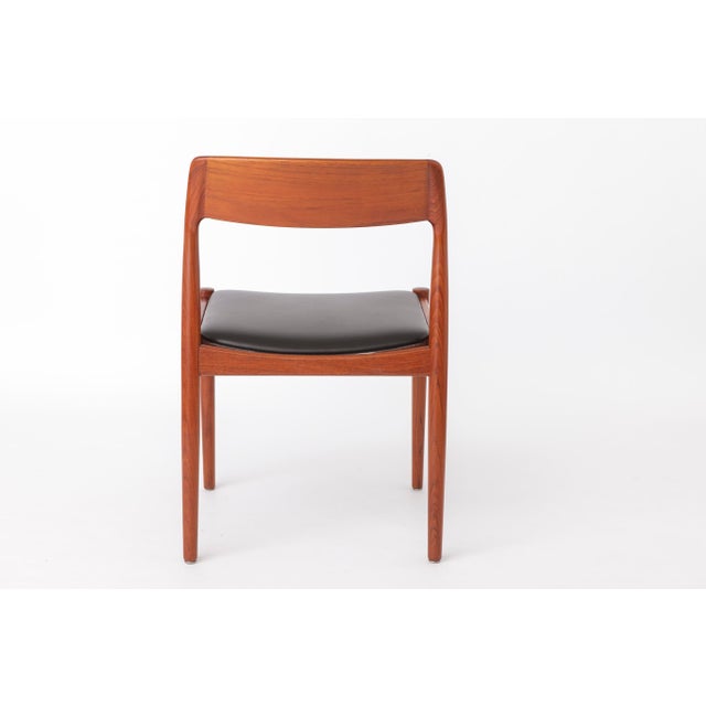 Brown Mid-Century Modern Danish Teak Dining Chairs by Scantic Møbelværk, 1960s, Set of 4 For Sale - Image 8 of 11