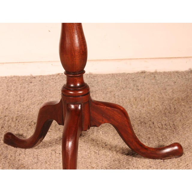 Small Mahogany Pedestal Table, 1800s For Sale - Image 3 of 8