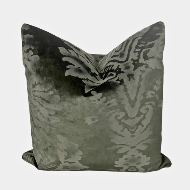 Pillows made from this beautiful Italian Velour velvet have a very soft, suede like touch, with a lovely sheen that...