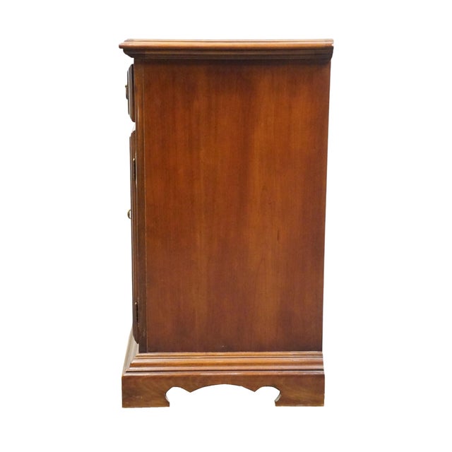 Bernhardt Furniture Solid Cherry Traditional Style 49" Flip Top Server Buffet For Sale - Image 16 of 18