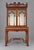 A striking late 19th century mahogany display cabinet in the Chinese Chippendale taste, circa 1880, of highly decorative...