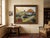 Rustic Tetiana Andriyovych Rustic Village Scene With Thatched Roof House, Windmill, Cow – Autumn Landscape Art For Sale - Image 3 of 8