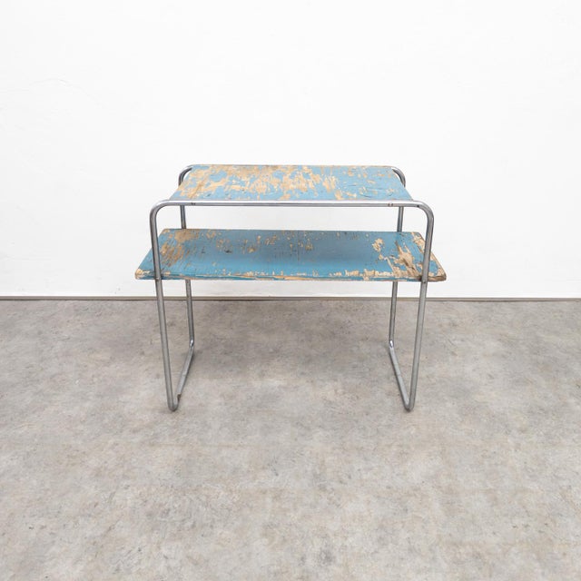 1930s Bauhaus Console Table B12 by Marcel Breuer, 1930s For Sale - Image 5 of 12