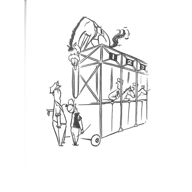 "Peb's Equine Comedy" 1957 Peb (Inscribed) For Sale - Image 10 of 13