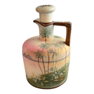 Early 20th Century Nippon Scenic Porcelain Whiskey Jug