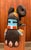 Traditional 1980s Very Rare 13" Double Kachina Long-Haired Hopi Maiden by Randall Sahmie Hand Carved! For Sale - Image 3 of 16