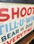 Original Hand-Painted "Shoot Till-U-Win" Carnival Sign For Sale - Image 4 of 12
