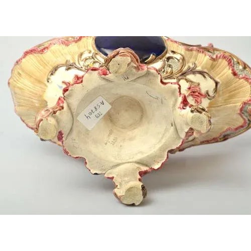Austrian Eichwald Faience Serving Dish For Sale - Image 6 of 8