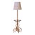 Mid-Century French Louis XV Forged Wrought Iron Floor Lamp For Sale