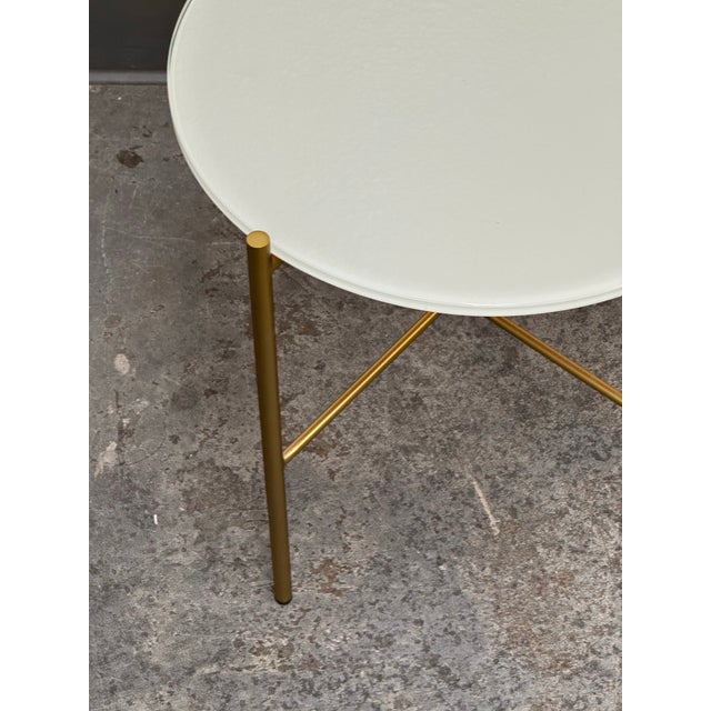 Gray Article Silicus Round Side Table For Sale - Image 8 of 13