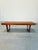Folke Ohlsson Large Mid Century Modern Danish Teak Bench With Pull Out Tray For Sale - Image 4 of 12