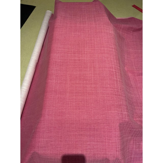 Osborne & Little Osborne and Little Striated Bubble Gum Pink Fabric For Sale - Image 4 of 6