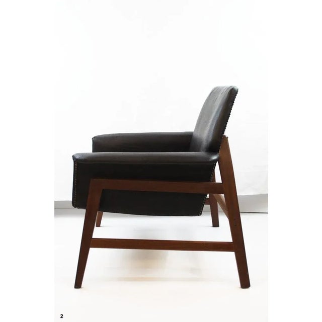 Set of Danish Armchairs in the Style of Gianfranco Frattini For Sale - Image 12 of 18