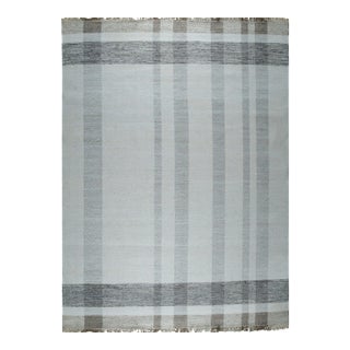 8x10 Giselle Serene Multicolor Kilim Geometric Modern Flatweave Wool Carpet Rug For Sale