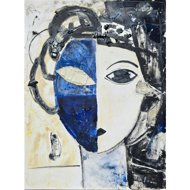 Female Portrait Painting by Diane Grant. *From a series of portraits, see other listings. *From a series of portraits, see...