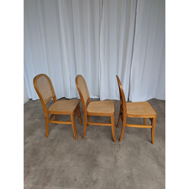 Mid-Century Modern Cane Seat Dining Chair, Yugoslavia, 1970s For Sale - Image 16 of 18