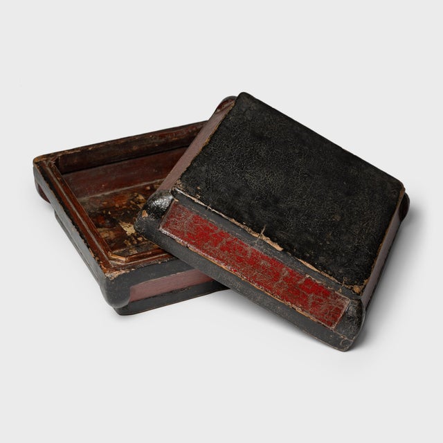 Chinese Red Lacquer Snack Box, C. 1820 For Sale - Image 4 of 5