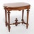 Brown Antique Renaissance Revival Walnut Turtle Top Side Table C1890 For Sale - Image 8 of 10