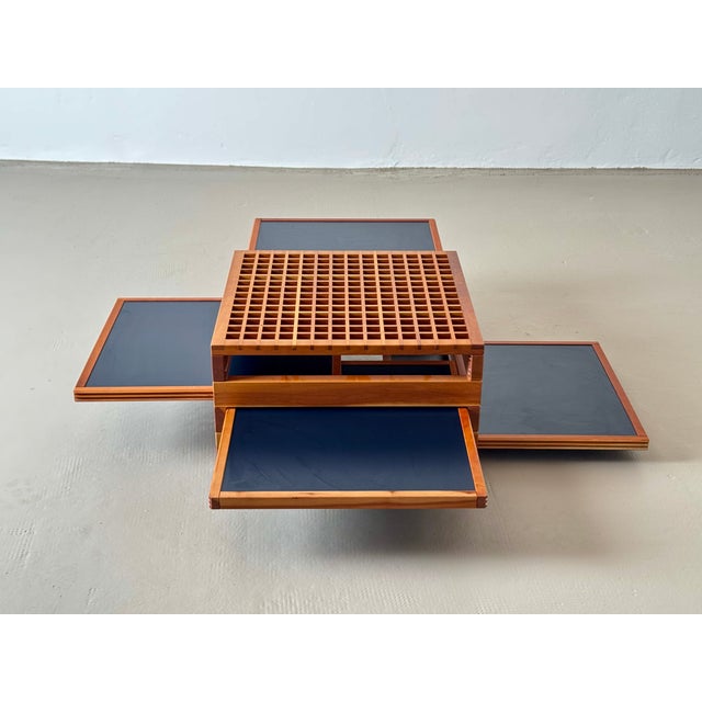 Mid-Century Modern Vintage Coffee Table by Bernard Vuarnesson for Tetra, 1980s For Sale - Image 3 of 6