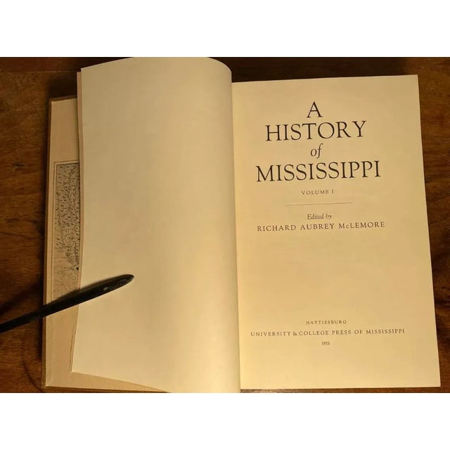 1970s Vintage History of Mississippi Books - 2 Volume Set - First Edition For Sale - Image 5 of 10