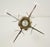 Metal Mid 20th Century Reclaimed Brass Crystal Central Cluster Chandelier For Sale - Image 7 of 10