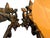 1930s Cast Bronze Wall Sconces With Ivory Art Deco Shades Original Finish - Pair For Sale - Image 9 of 15