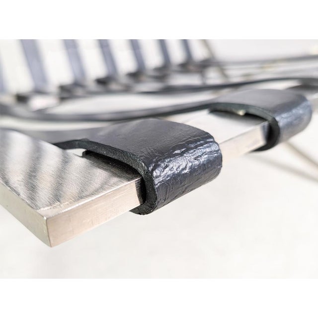 Black Barcelona Chair by Mies van der Rohe for Knoll International For Sale - Image 12 of 18