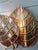 Gold Floral Wall Sconce in Brass from Maison Jansen, France, 1970s For Sale - Image 8 of 11