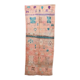 1980s Moroccan Runner Rug - 4'4" X 10'1" Ft For Sale