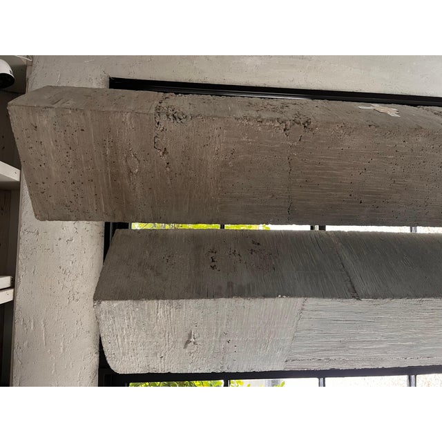 Metal 21st Century Brutalist Concrete Sculpture -The Space Between by Eric Slayton For Sale - Image 7 of 10