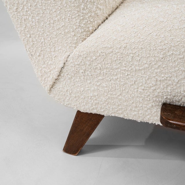 1950s Czech MCM Upholstered Armchairs By J. Halabala - A Pair For Sale - Image 12 of 18