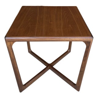 Mid-Century Modern Danish Teak Side Table from Domino Møbler, 1960s For Sale