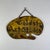 Yellow Double Sided 19th Century "Colosi Art Studio" Wood Trade Sign in Shape of Artist Palette For Sale - Image 8 of 11