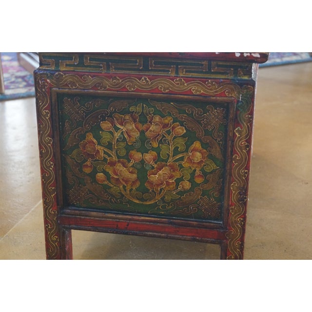 Early 20th Century Tibetan Altar Cabinet For Sale - Image 9 of 12