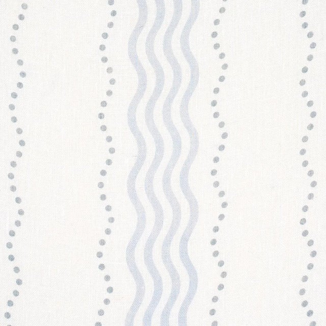 Contemporary SAMPLE - Schumacher X Rita Konig Margot Linen Sheer Fabric In Blue For Sale - Image 3 of 4