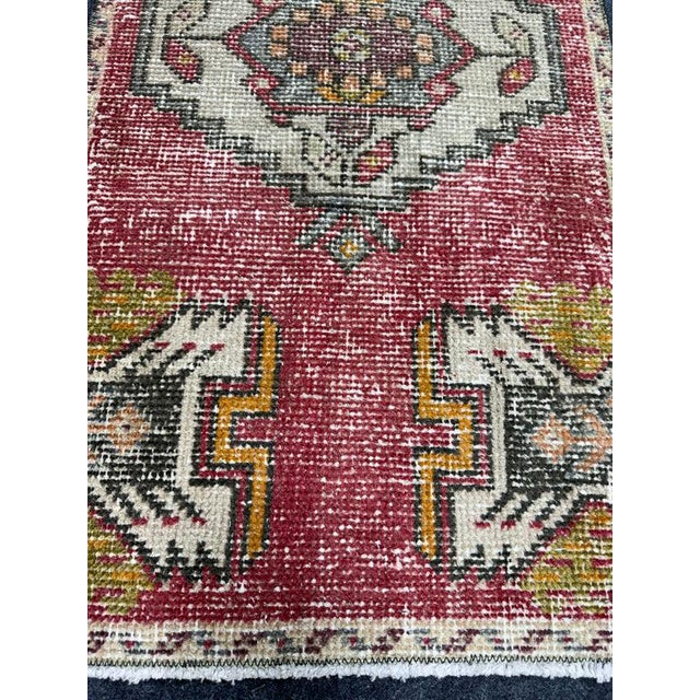 Contemporary Turkish Yastik Rug 1'8" x 3'3" For Sale - Image 3 of 5