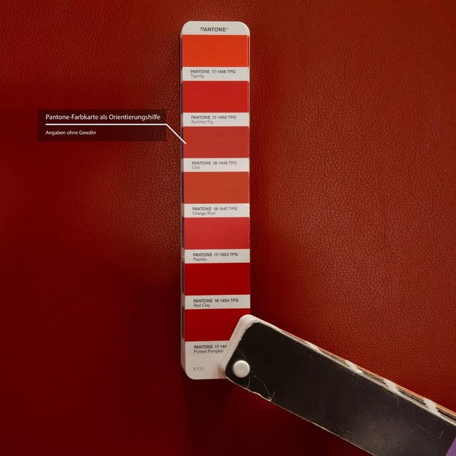 Leather Corner Sofa in Orange by Willi Schillig For Sale - Image 5 of 11